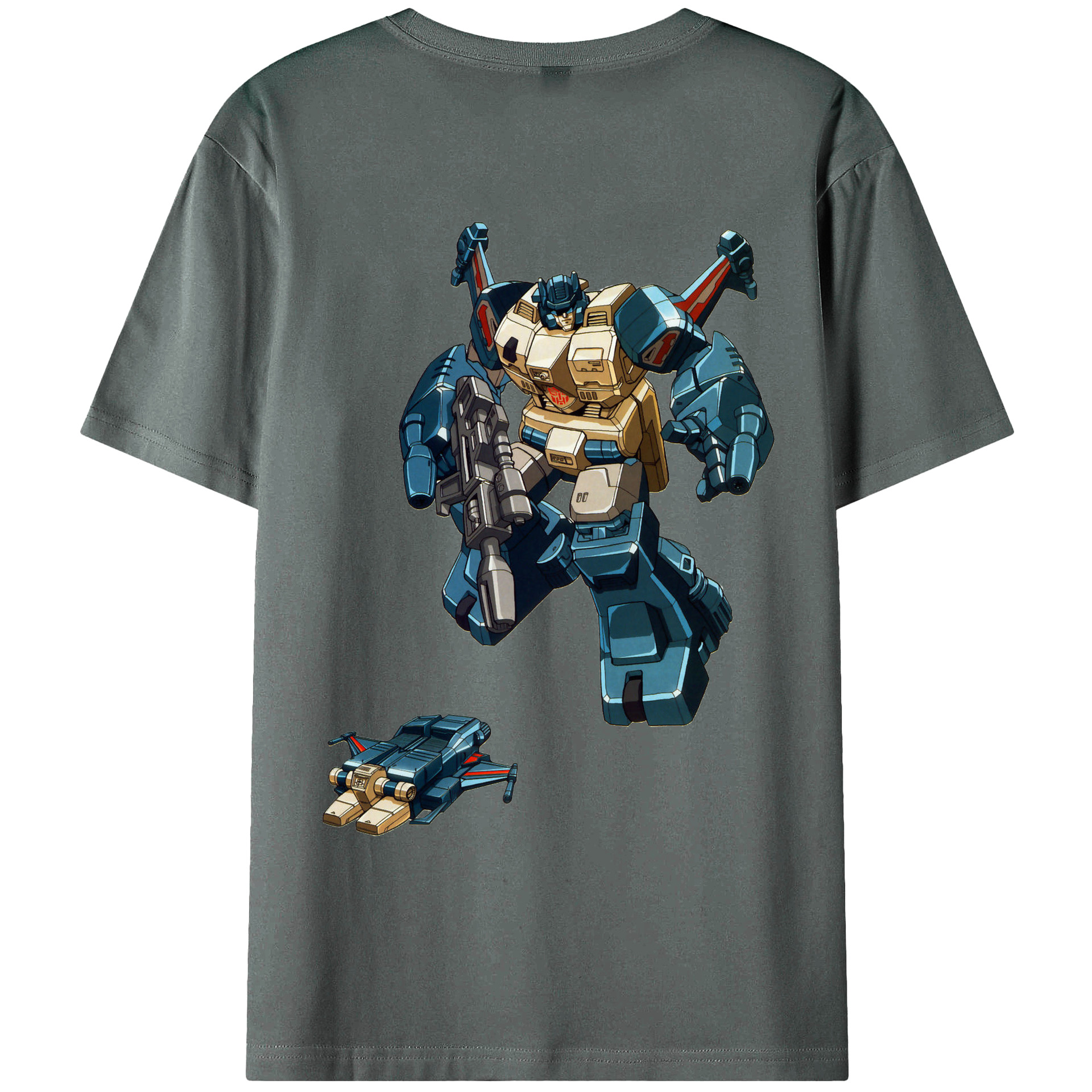 （画像用）  綿100％ メンズ半袖Tシャツ（バックプリント） 通気性